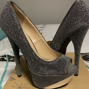 Silver heels